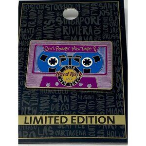 Hard Rock Cafe New York Pin Girl Power Cassette Mix Tape 2016 Limited Ed 250